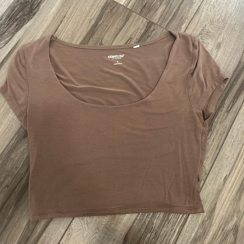 PacSun Brown Short Sleeve